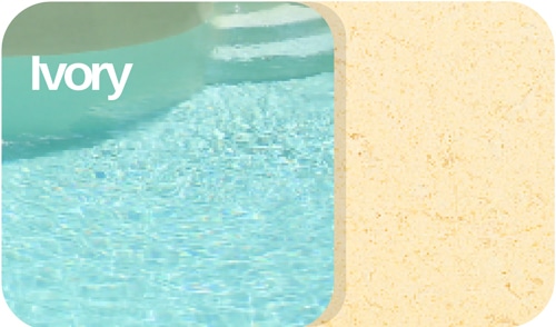 Couleur er finition piscine Ivory - Marble tech™