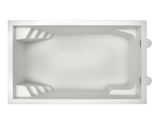 Vue 3D piscine coque modèle Platinum 7