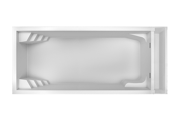 plan 3D piscine coque modèle Platinum 10