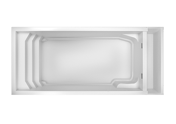 3D piscine coque modèle Riviera 8