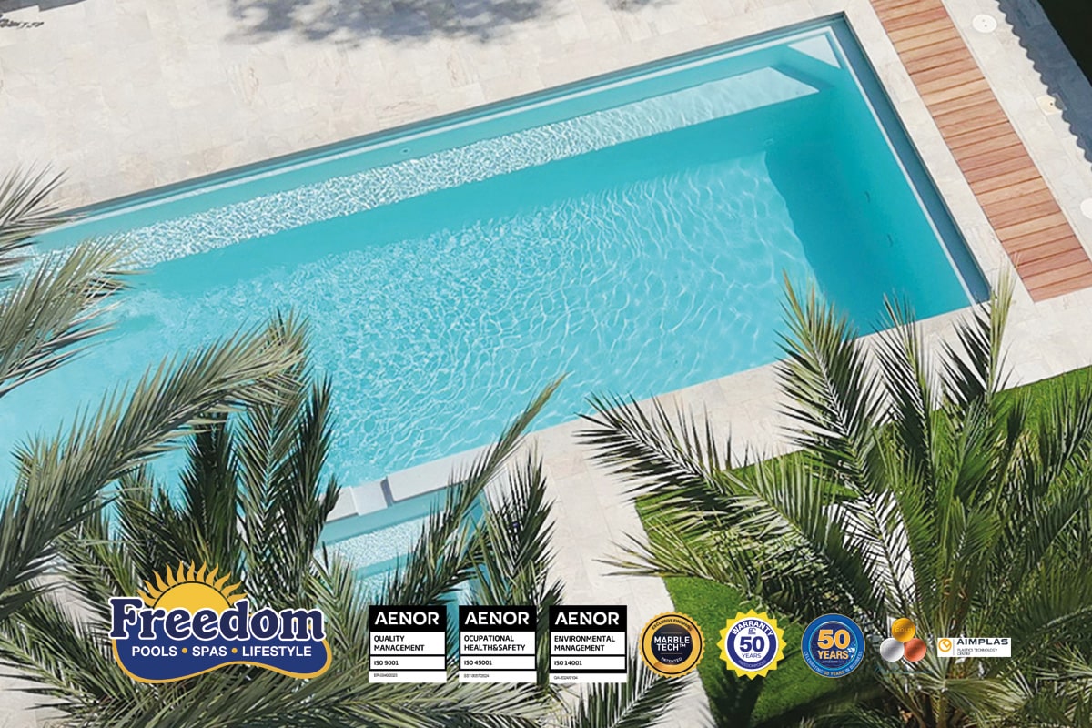 piscine coque australienne modèle Atlantis