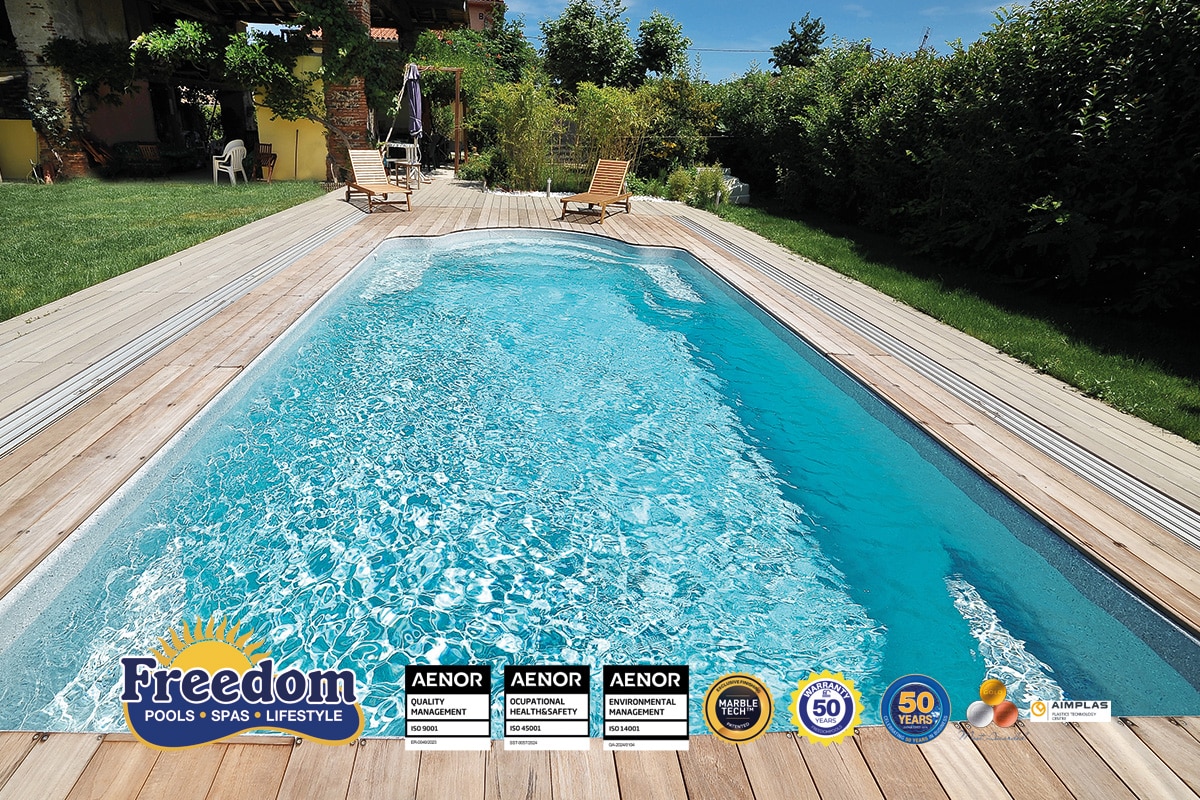 piscine coque modèle Grecian