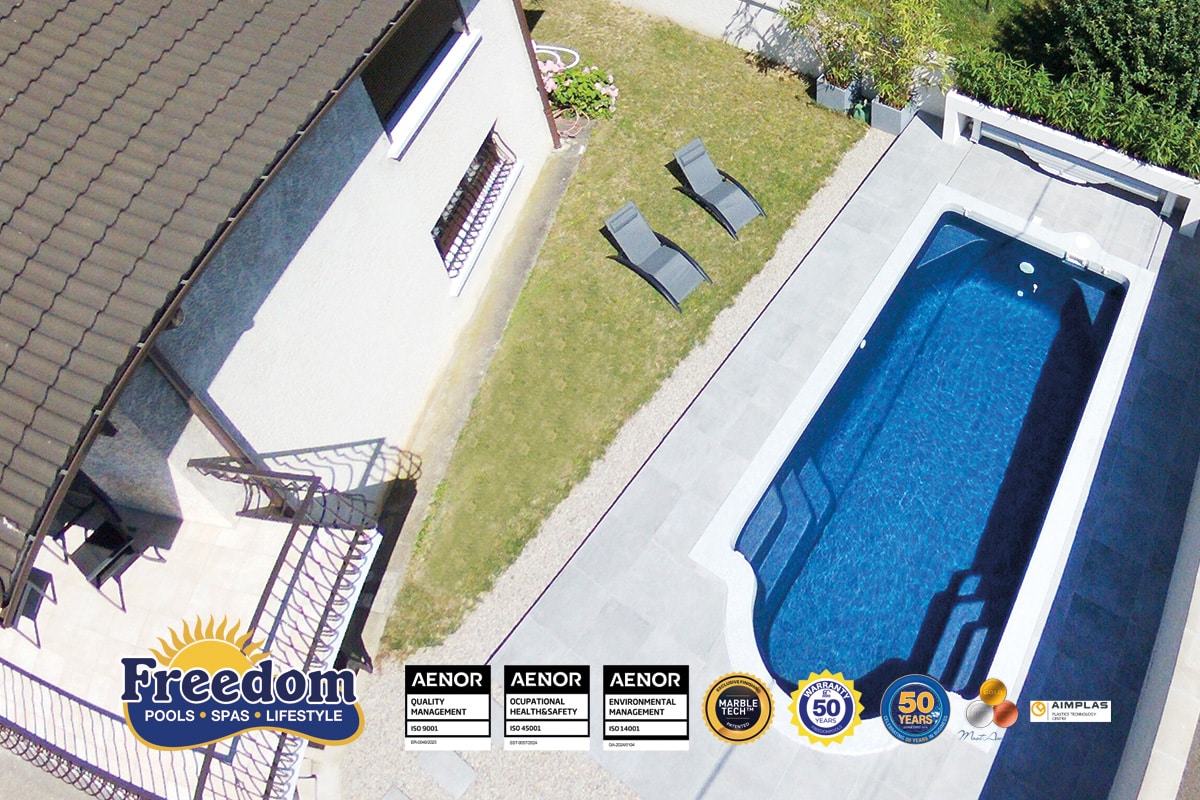 piscine coque australienne modèle Lagoona