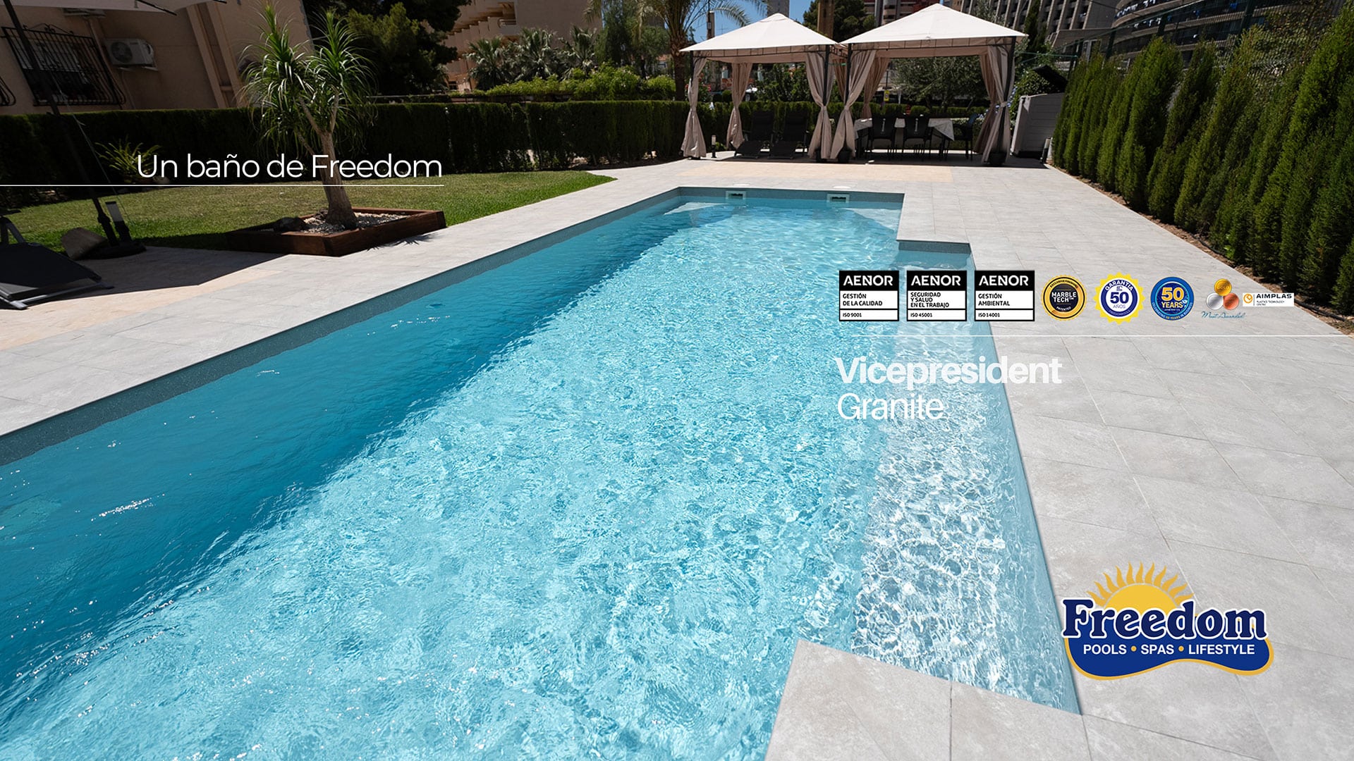 piscine coque modèle Vice-président